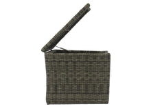 Load image into Gallery viewer, Athena Dark Curved Circular Accent Table With Storage