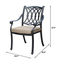 Load image into Gallery viewer, Dining Chair (Classic) w/ Sunbrella Cushion (Set of 2) (Container Order Only)