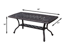 Load image into Gallery viewer, 42" x 21" Rectangle Coffee Table Signature