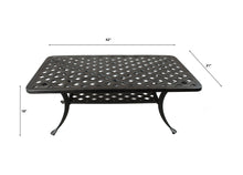 Load image into Gallery viewer, 42" x 21" Rectangle Coffee Table Weave