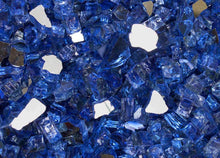 Load image into Gallery viewer, 1/2" Reflective Blue Fireglass 15lb