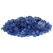 Load image into Gallery viewer, 1/2" Reflective Blue Fireglass 15lb