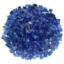 Load image into Gallery viewer, 1/2" Reflective Blue Fireglass 15lb