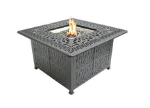 Load image into Gallery viewer, 44" Square Chat Wrap Firepit Table Signature (Burner Included)