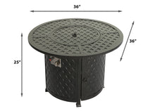 Load image into Gallery viewer, 36" Round Firetable Bistro Top + Base
