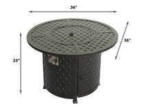 Load image into Gallery viewer, 36" Round Bistro Firetable (Classic) (Container Order Only)