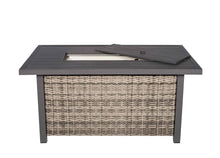 Load image into Gallery viewer, 52" x 32" Rectangle Firepit Table Athena Dark