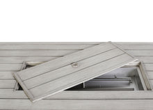 Load image into Gallery viewer, 52" x 32" Rectangle Chat Firepit Table JoLee White