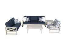 Load image into Gallery viewer, JoLee White Deep Seat Sofa