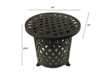 Load image into Gallery viewer, 21" Round Multi-Purpose Accent Table Weave (w/ Ice Bucket)