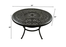 Load image into Gallery viewer, 52" Round Dining Table Signature (Ice Bucket or Burner Optional)