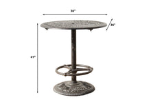 Load image into Gallery viewer, 36&quot; Round Pedestal Bar Table Signature With Footrest
