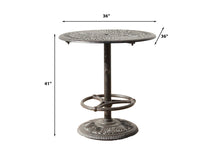 Load image into Gallery viewer, 36" Round Pedestal Bar Table Signature With Footrest