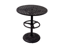 Load image into Gallery viewer, 36" Round Pedestal Counter Table Weave With Footrest