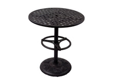 Load image into Gallery viewer, 42" Round Pedestal Counter Table Weave With Footrest