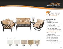 Load image into Gallery viewer, Mirabella Sofa 5PC Set
