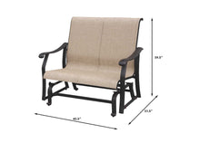 Load image into Gallery viewer, Trinity Bench Loveseat Glider