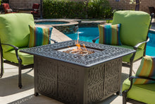 Load image into Gallery viewer, 44" Square Chat Wrap Firepit Table Signature (Burner Included)