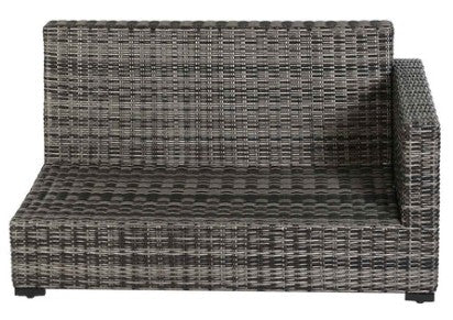 Aztec Dark Sectional Loveseat Left Arm Facing