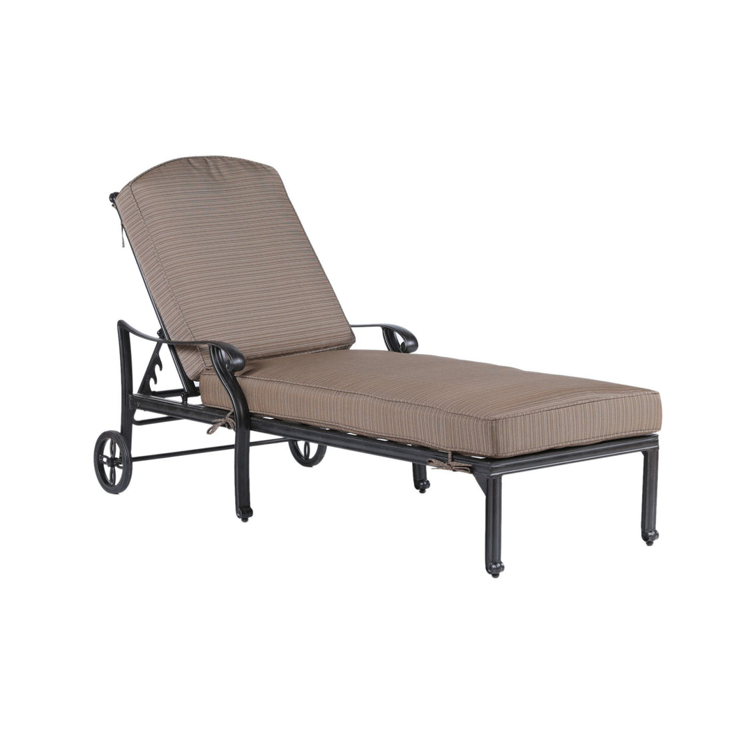Aluminum Patio Pool Sun Loungers Chair with Cushion