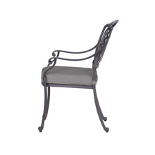 Load image into Gallery viewer, Aluminum Dining Armchair With Sunbrella Cushion
