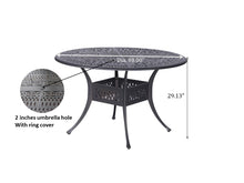 Load image into Gallery viewer, 48&quot; Round Dining Table, Aluminum Frame
