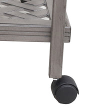 Load image into Gallery viewer, Cast Aluminum Tea Cart, Heritage Grey
