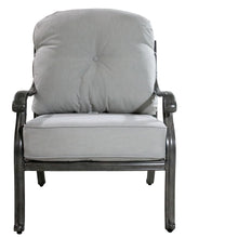 Load image into Gallery viewer, Outdoor Patio Aluminum Club Chair with Cushion
