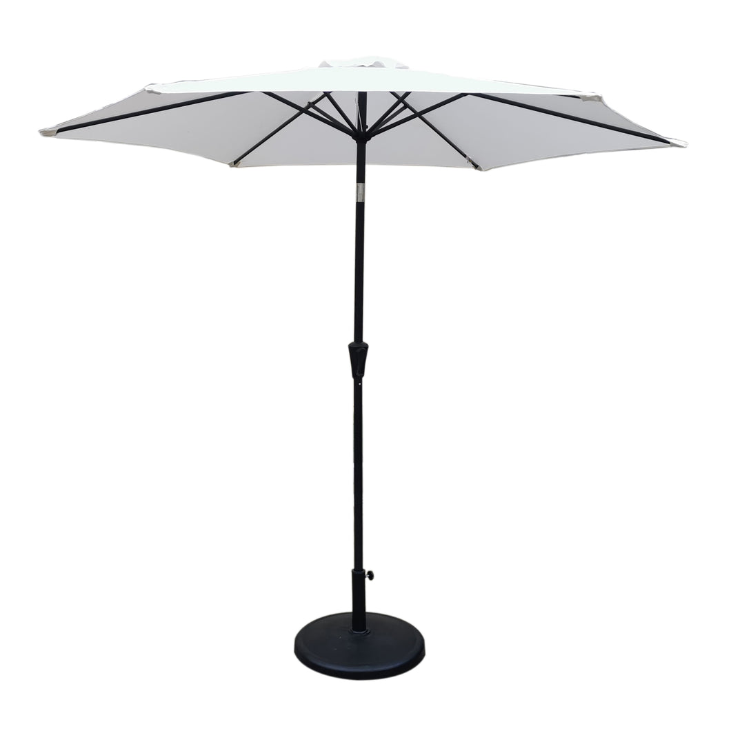 9' Pole Umbrella With Carry Bag, Creme