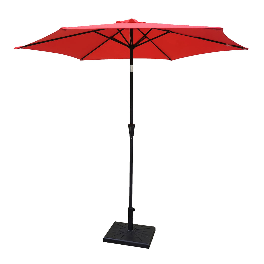 9' Pole Umbrella With Carry Bag, Red