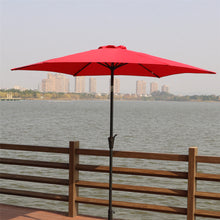 Load image into Gallery viewer, 9&#39; Pole Umbrella With Carry Bag, Red
