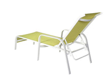 Load image into Gallery viewer, Commercial Chaise Lounge with Lime Green Sling Fabric (Set of 4) (Container Order Only)
