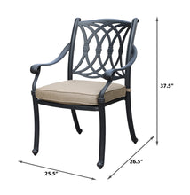 Load image into Gallery viewer, Dining Chair (Classic) w/ Sunbrella Cushion (Set of 2) (Container Order Only)
