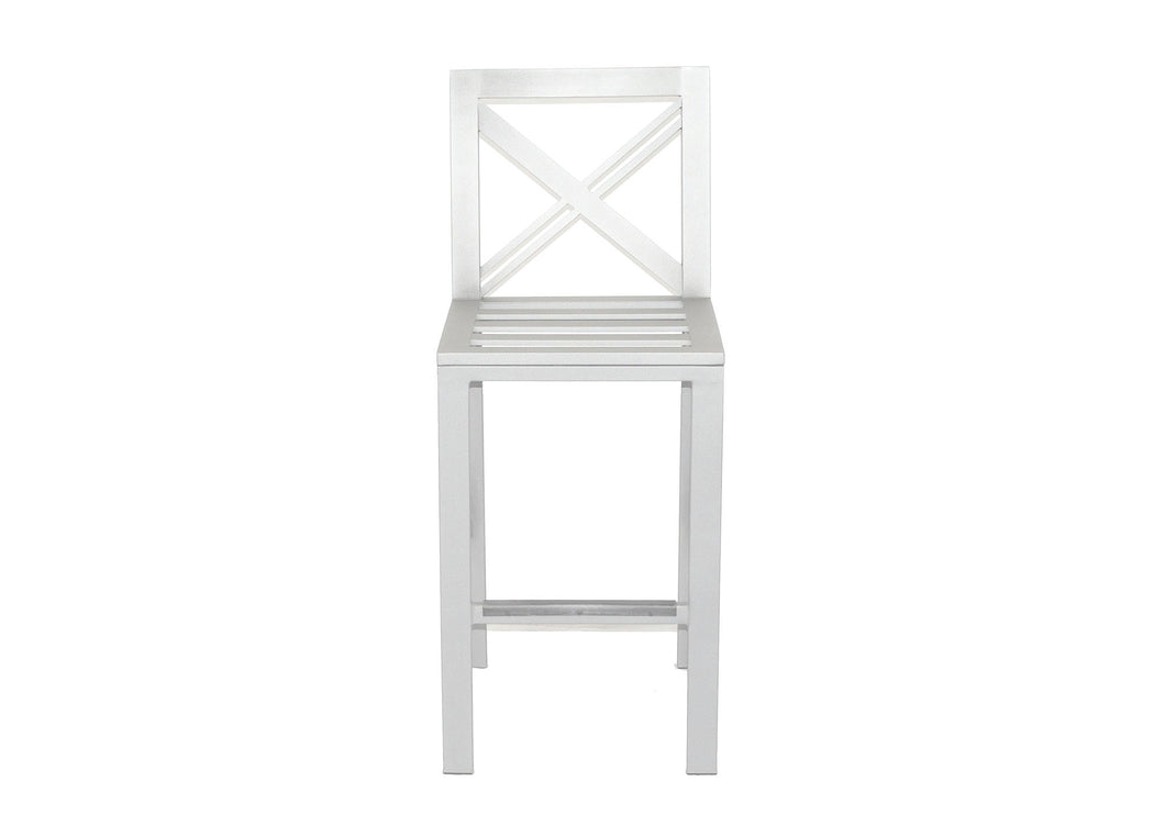 JoLee White Armless Barstool (Container Order Only)