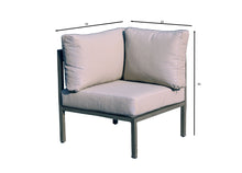 Load image into Gallery viewer, Oasis Aluminum Corner Chair with cushions (Set of 2) (Container Order Only)
