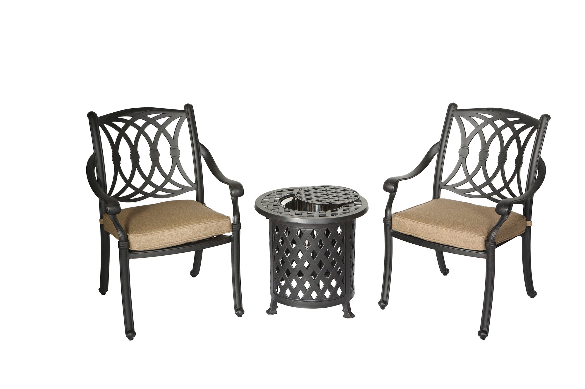 Dining Chair (Classic) w/ Sunbrella Cushion (Set of 2) (Container