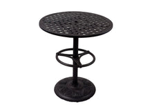 Load image into Gallery viewer, 36&quot; Round Pedestal Counter Table Weave With Footrest
