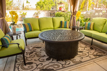 Load image into Gallery viewer, 52&quot; Round Chat Wrap Firepit Table Signature (Burner Included)
