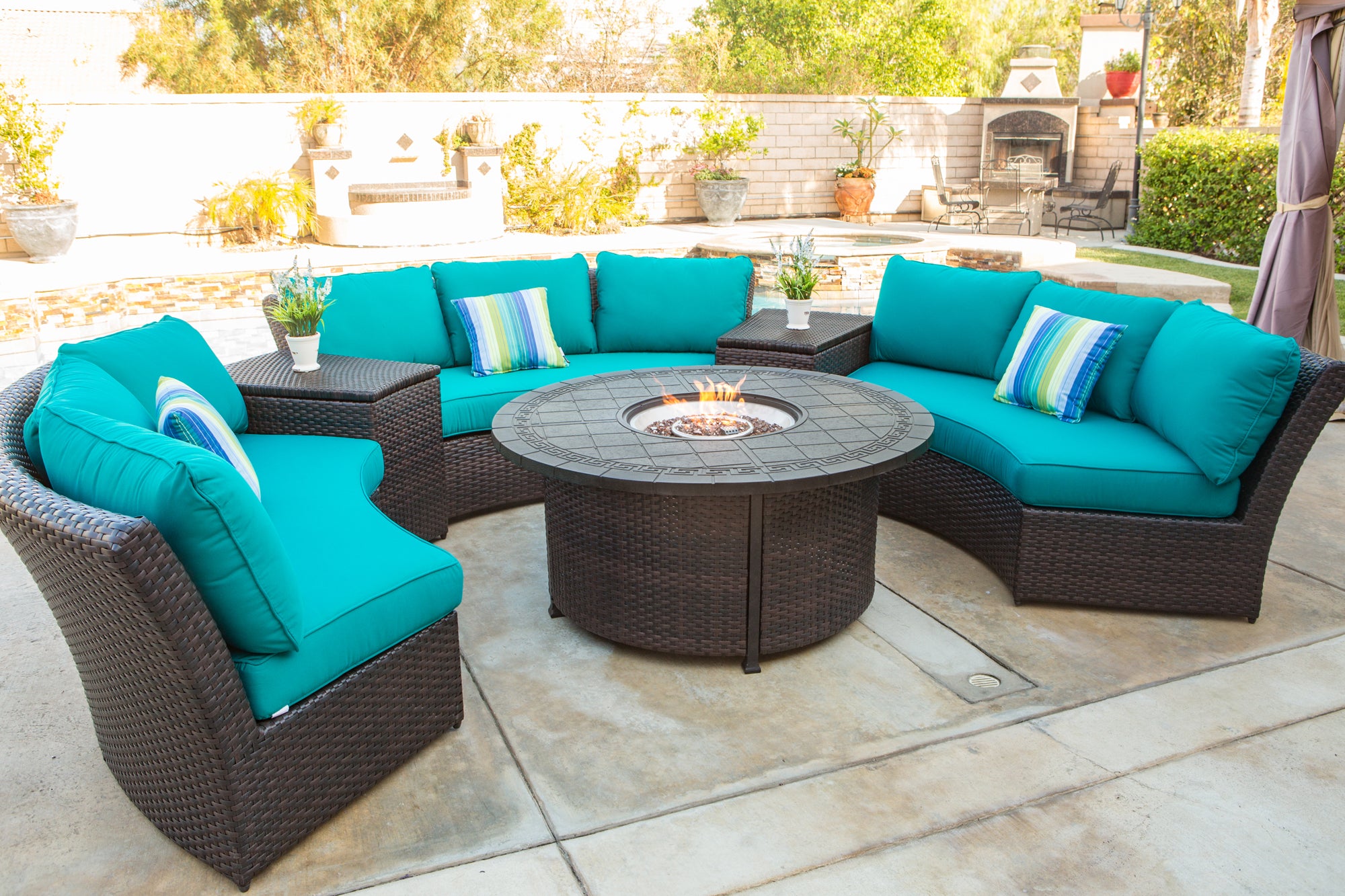 Aztec Curved Circular Sofa